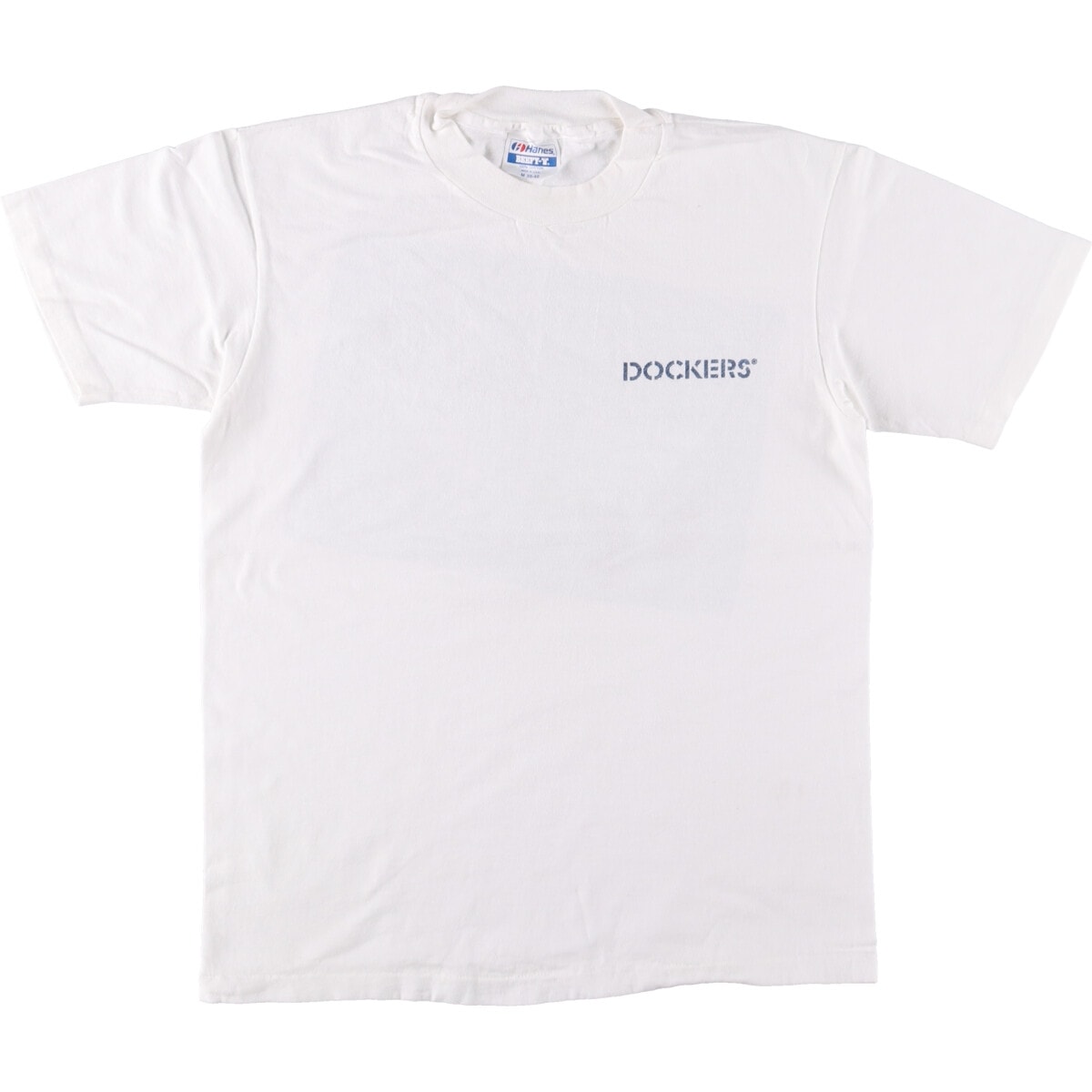 古着 80年代 ヘインズ Hanes BEEFY-T 青タグ DOCKERS ドッカーズ プリントTシャツ USA製 メンズM相当 ヴィンテージ/eaa560726