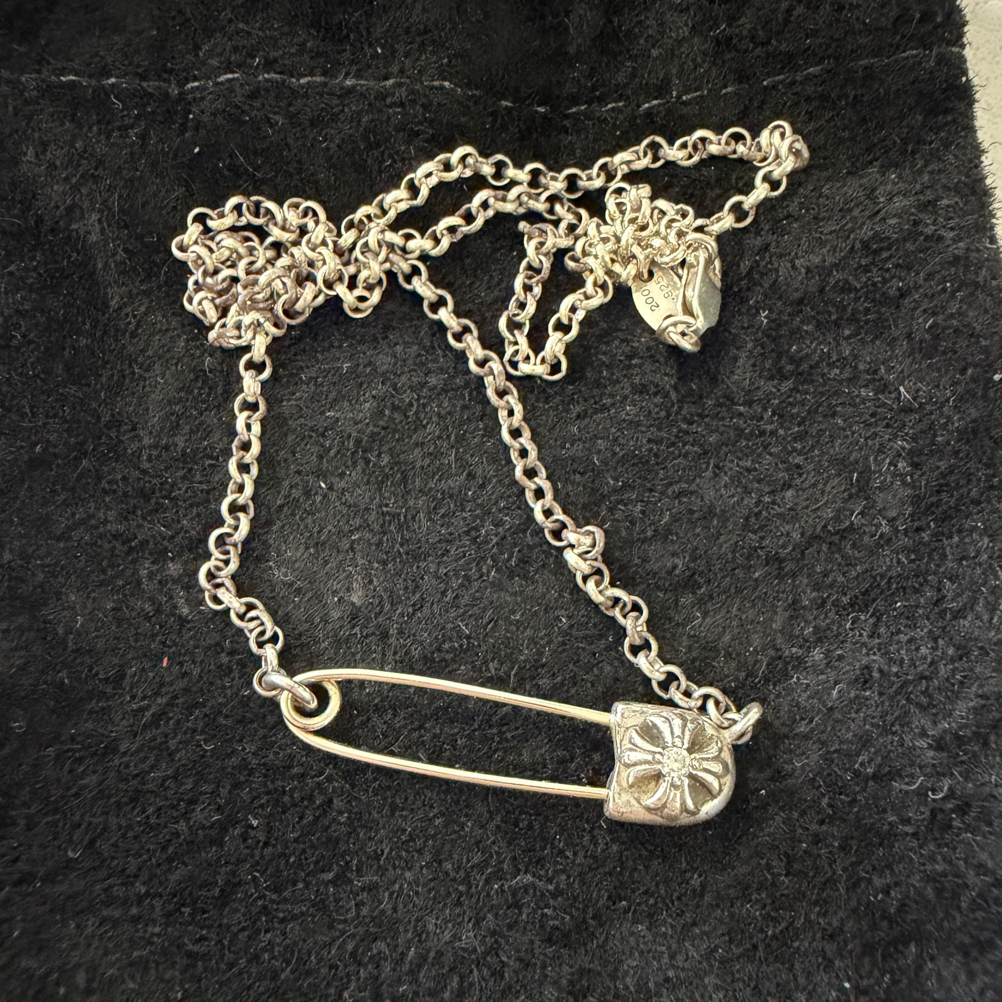 Chrome Hearts SAFETY PIN 1 DIA "Silver"