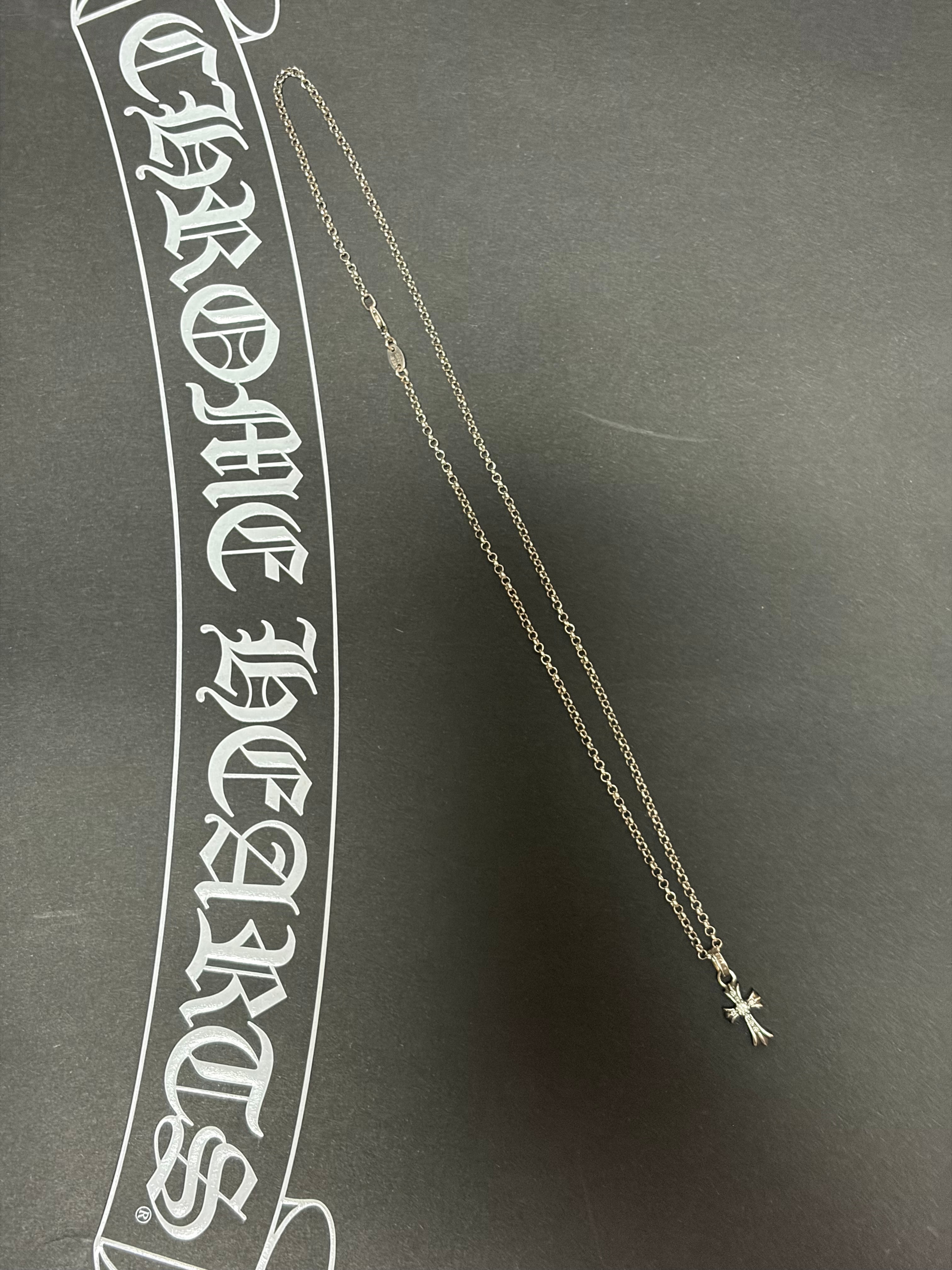 クロムハーツ ロールチェーン ネックレス "シルバー"