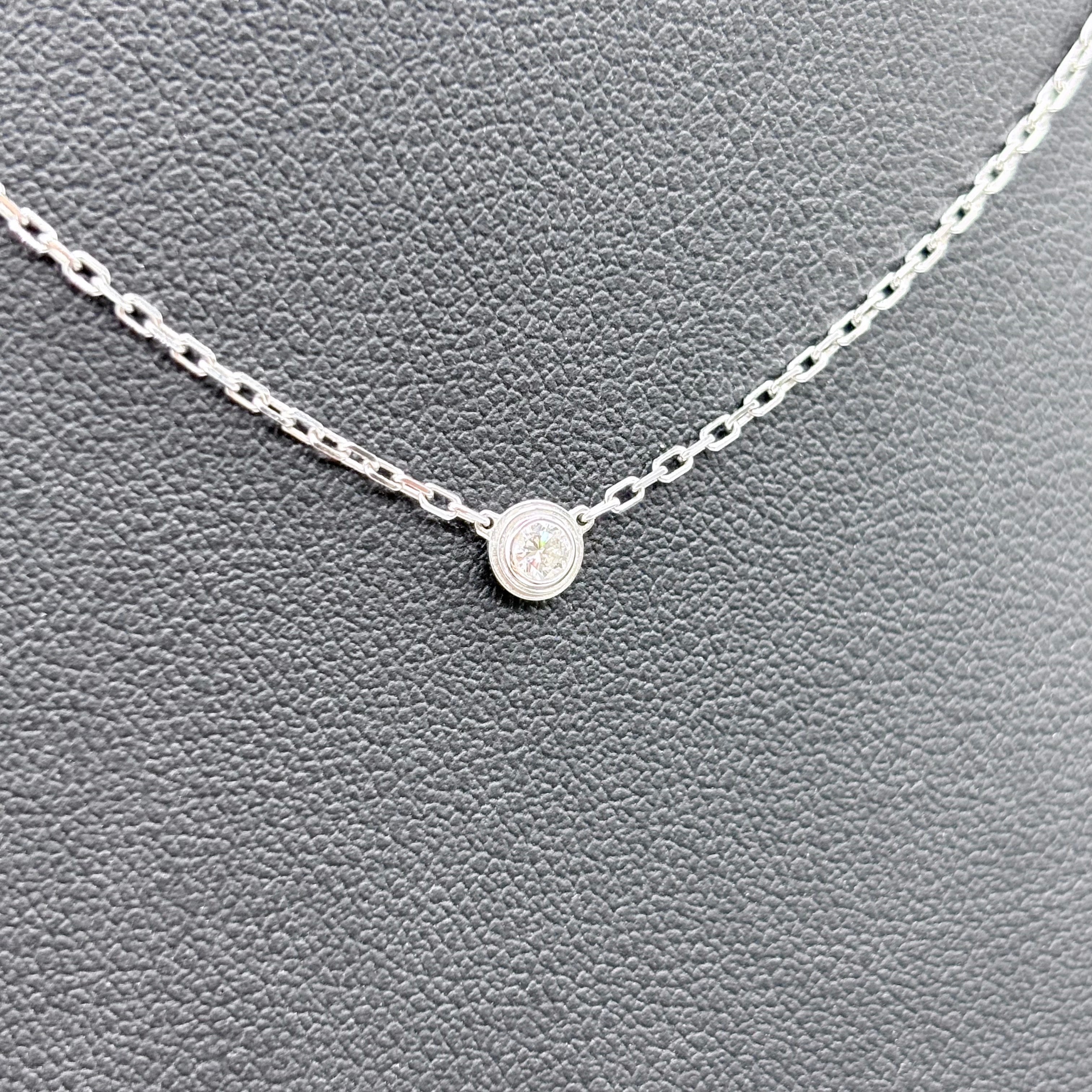 Cartier Diamants Legers Necklace Small Model "White Gold"