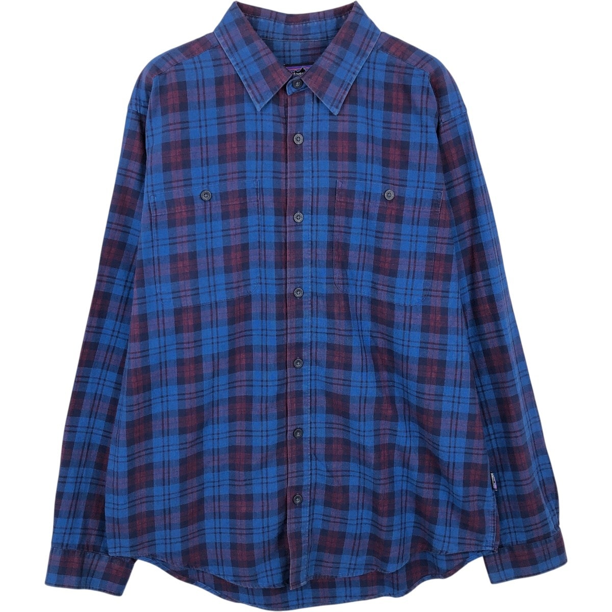古着 パタゴニア Patagonia ORGANIC COTTON オーガニックコットン 53837FA14 長袖 コットンチェックシャツ メンズM相当/eaa662884