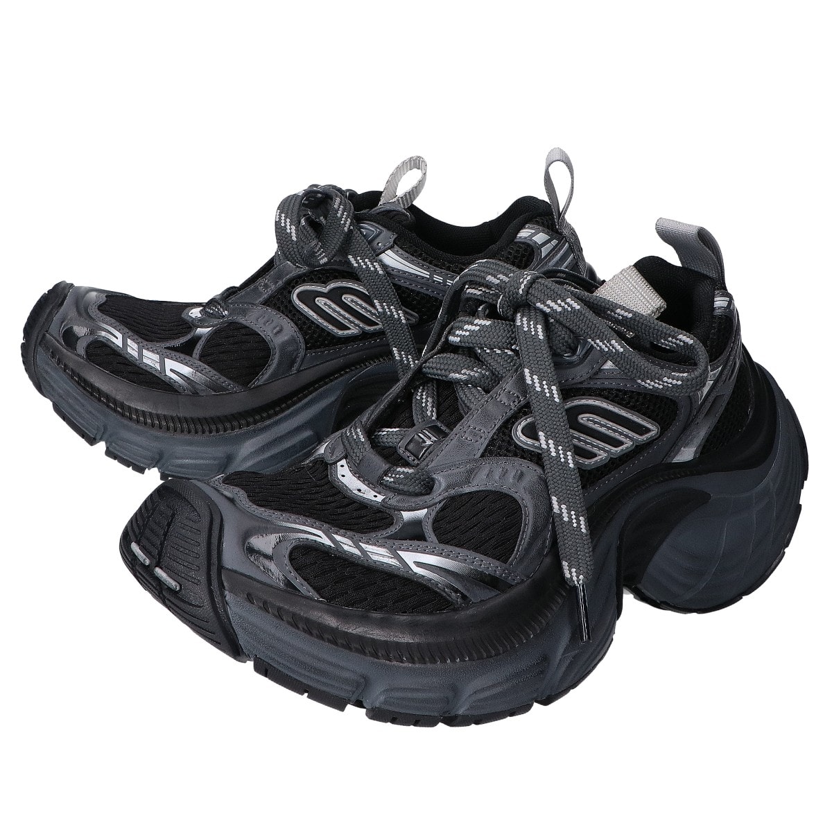 バレンシアガ 815853 6XL ユーズド加工 Bロゴ スニーカー 36