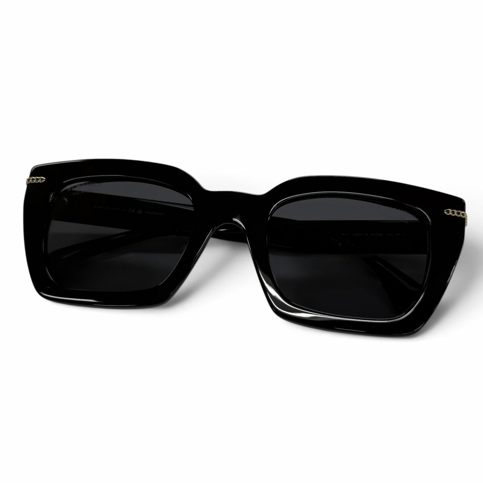 極美品 シャネル サングラス ブラック 51□22 140 5509-A