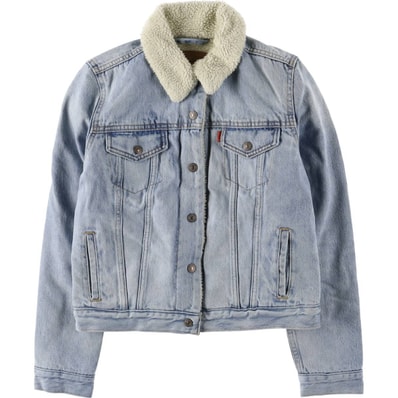 古着 リーバイス Levi's デニムボアジャケット レディースS相当/eaa592464