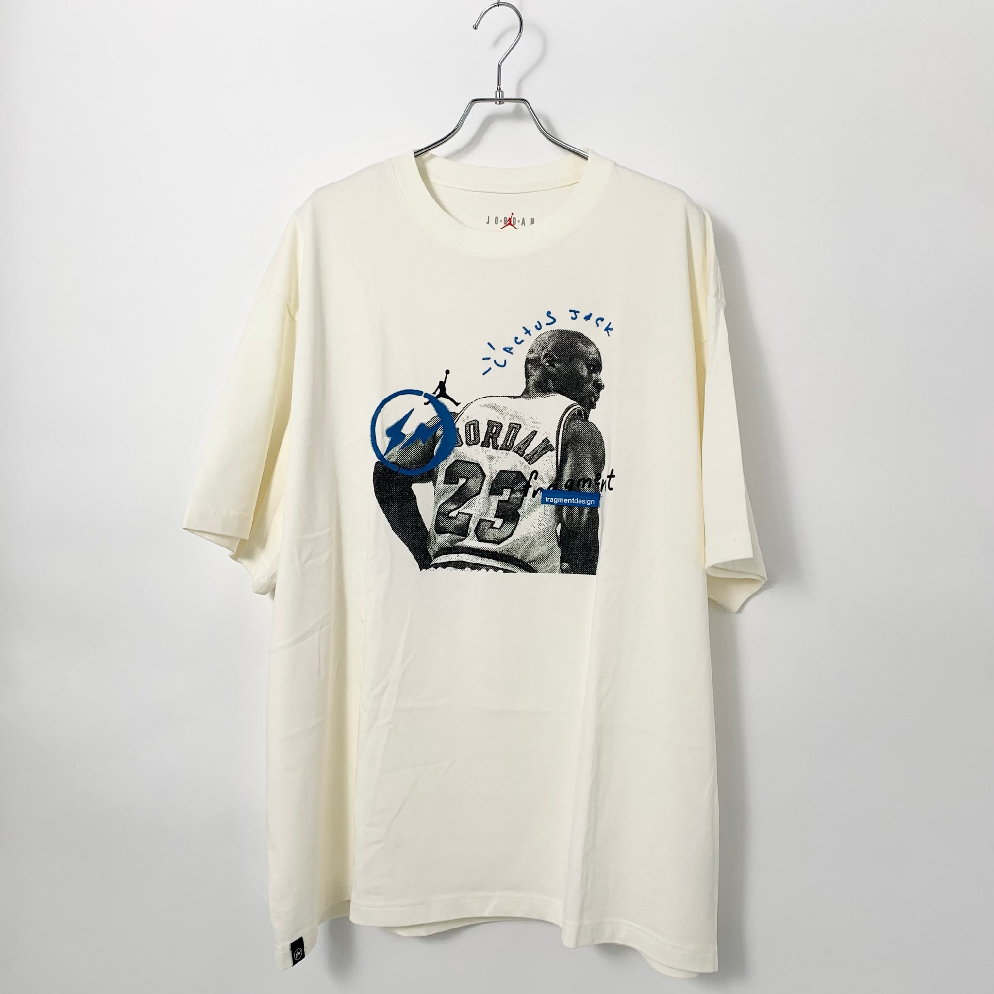 Air Jordan Travis Scott  Fragment Tee "White"