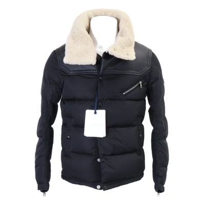 モンクレール 新品同様 LEO シープスキン切替 ボア ダウンジャケット 1