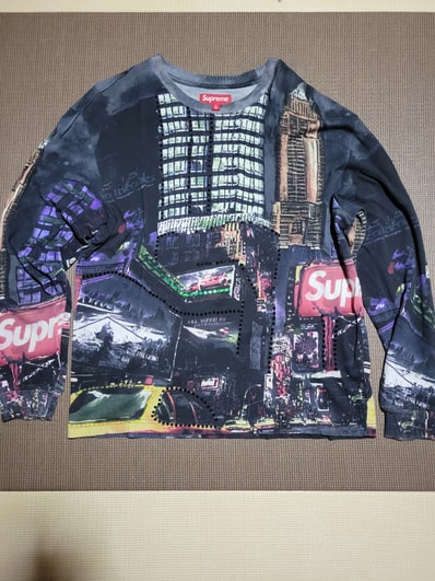 Supreme Skyline Sequin L/S Top "Night"