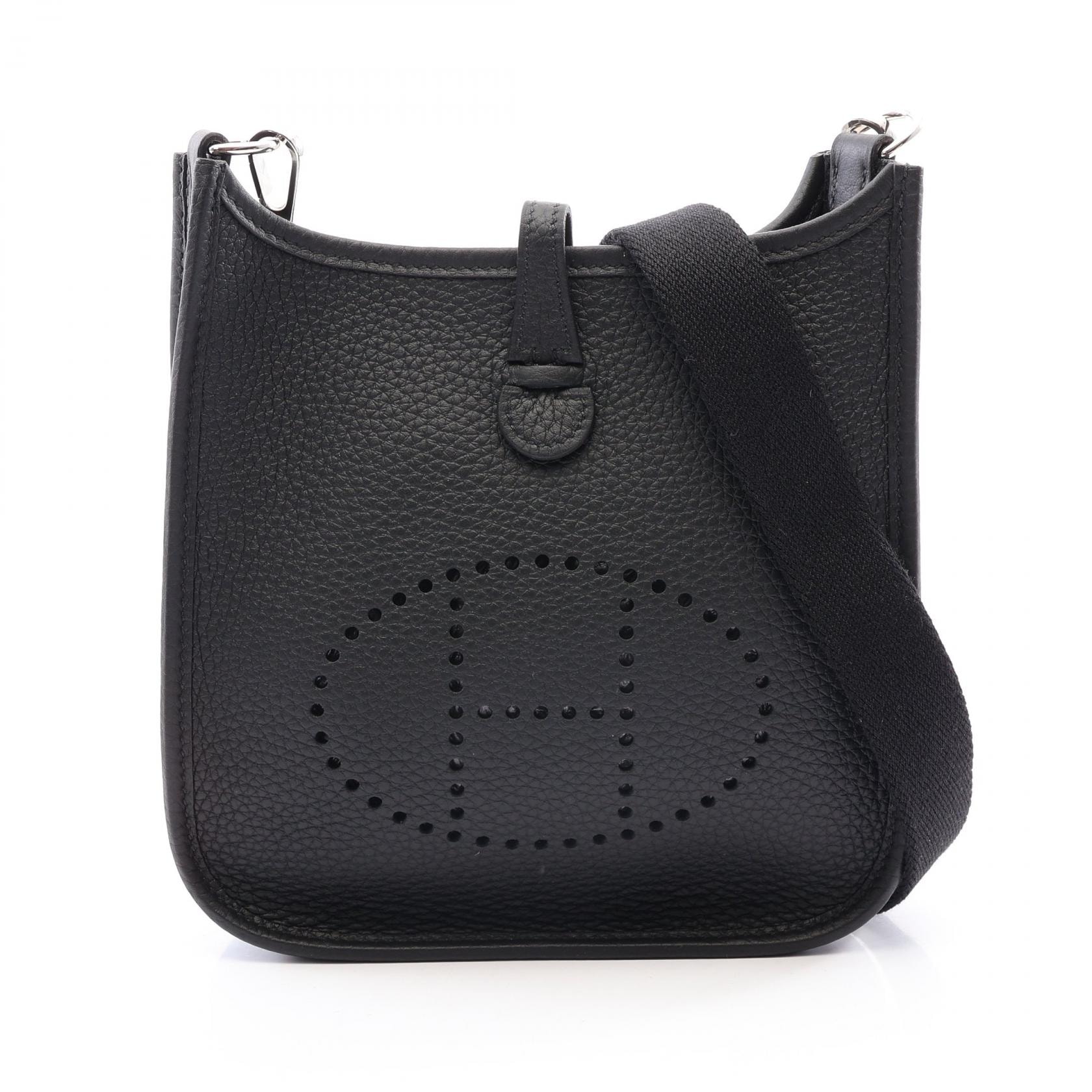 エルメス HERMES エヴリンTPM アマゾン ショルダーバッグ バッグ トリヨンクレマンス トリヨンクレマンス レディース ブラック系 【中古】