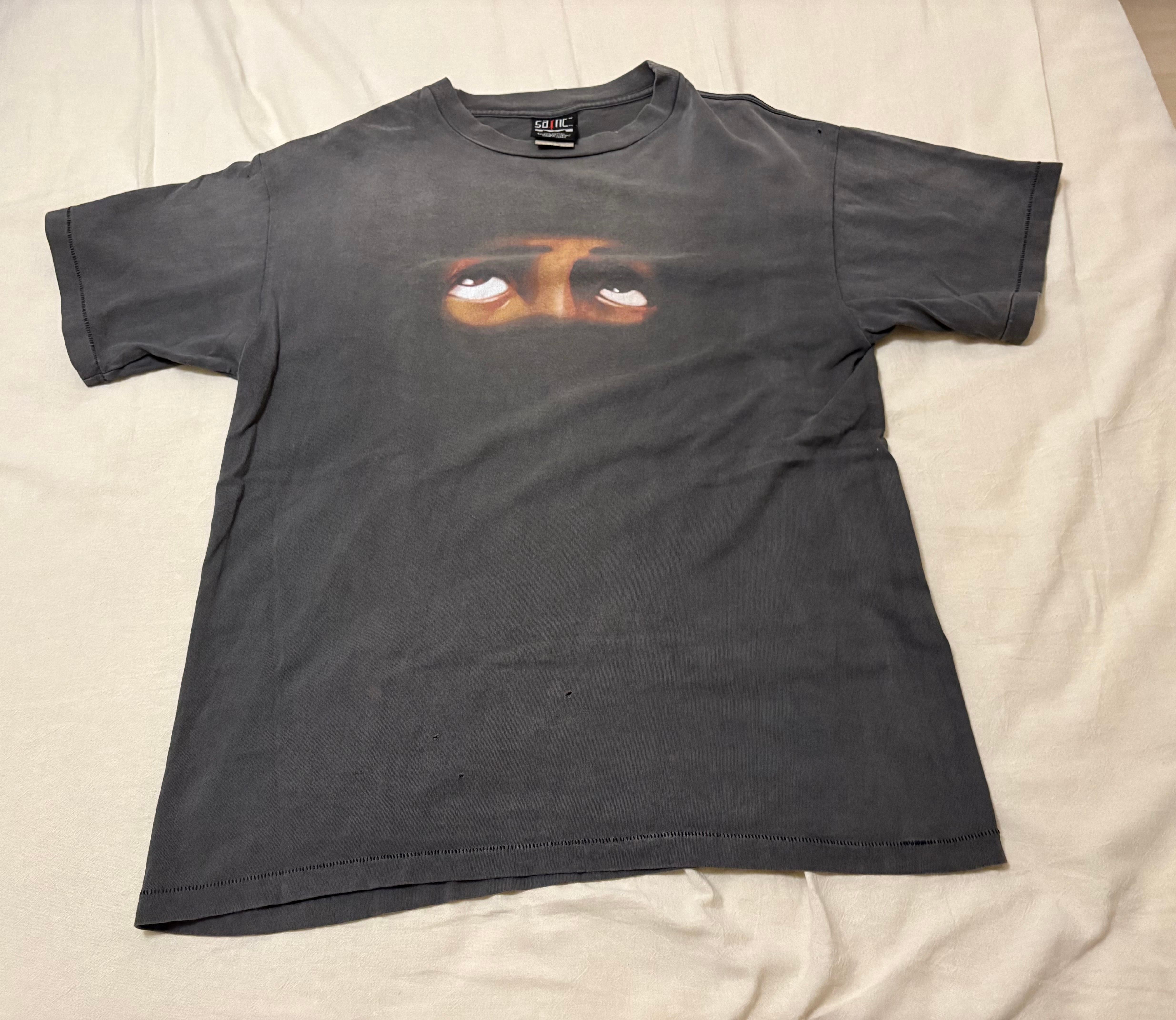 セントマイケル 23SS アイズ SS Tシャツ "ブラック"