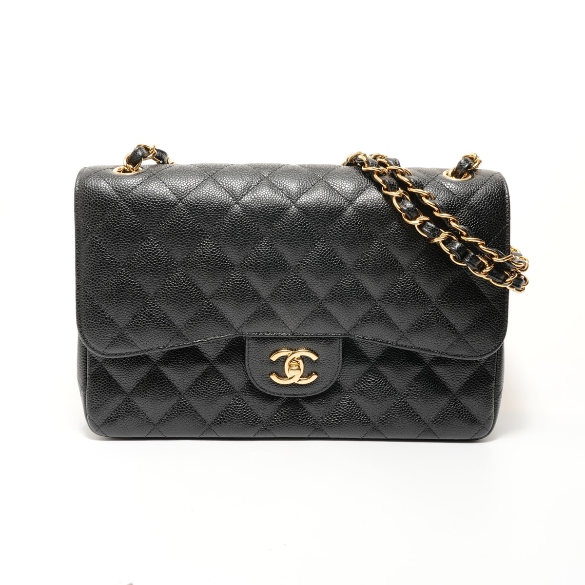 シャネル CHANEL 24番台 マトラッセ30 ダブルフラップ ショルダーバッグ【中古】