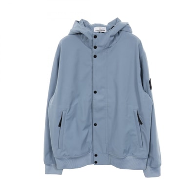 ストーンアイランド STONE ISLAND フード付き ウインドブレーカー マウンテンパーカー 衣料品 アウター ポリエステル メンズ ブルー系 L1S154100118S0A22V00 【新品】