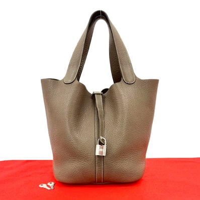 HERMES エルメス ピコタンロック MM トリヨンクレマンス ハンドバッグ ベージュ
03988
