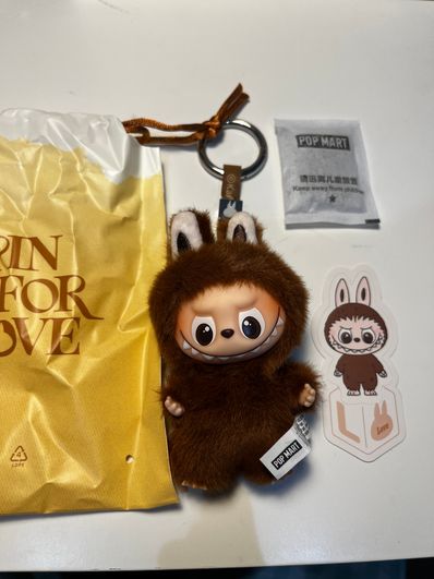 POP MART THE MONSTERS (LABUBU) Pin for Love Series-Vinyl Plush Pendant (A-M) L