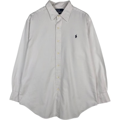 古着 ラルフローレン Ralph Lauren ANDREW ヘリンボーン 長袖 ボタンダウンシャツ メンズXL相当/eaa678418