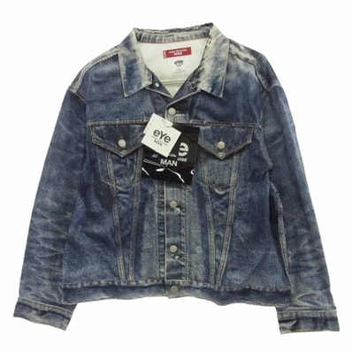JUNYA WATANABE COMME des GARCONS MAN ジュンヤワタナベコムデギャルソンマン 25SS WO-J911-100 × Levi's BerBerJin リーバイス ベルベルジン デニム 転写 ジャケット 【新古品】