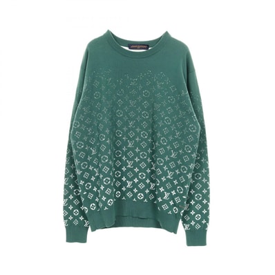 ルイ・ヴィトン LOUIS VUITTON モノグラムグラディエント ニット 衣料品 トップス コットン メンズ グリーン系 RM232Q USO HKN44W 【中古】