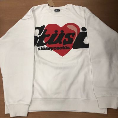 Stussy CPFM HEART CREW "White"