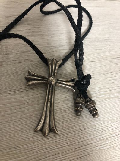 Chrome Hearts Large CH Cross Pendant "Silver"