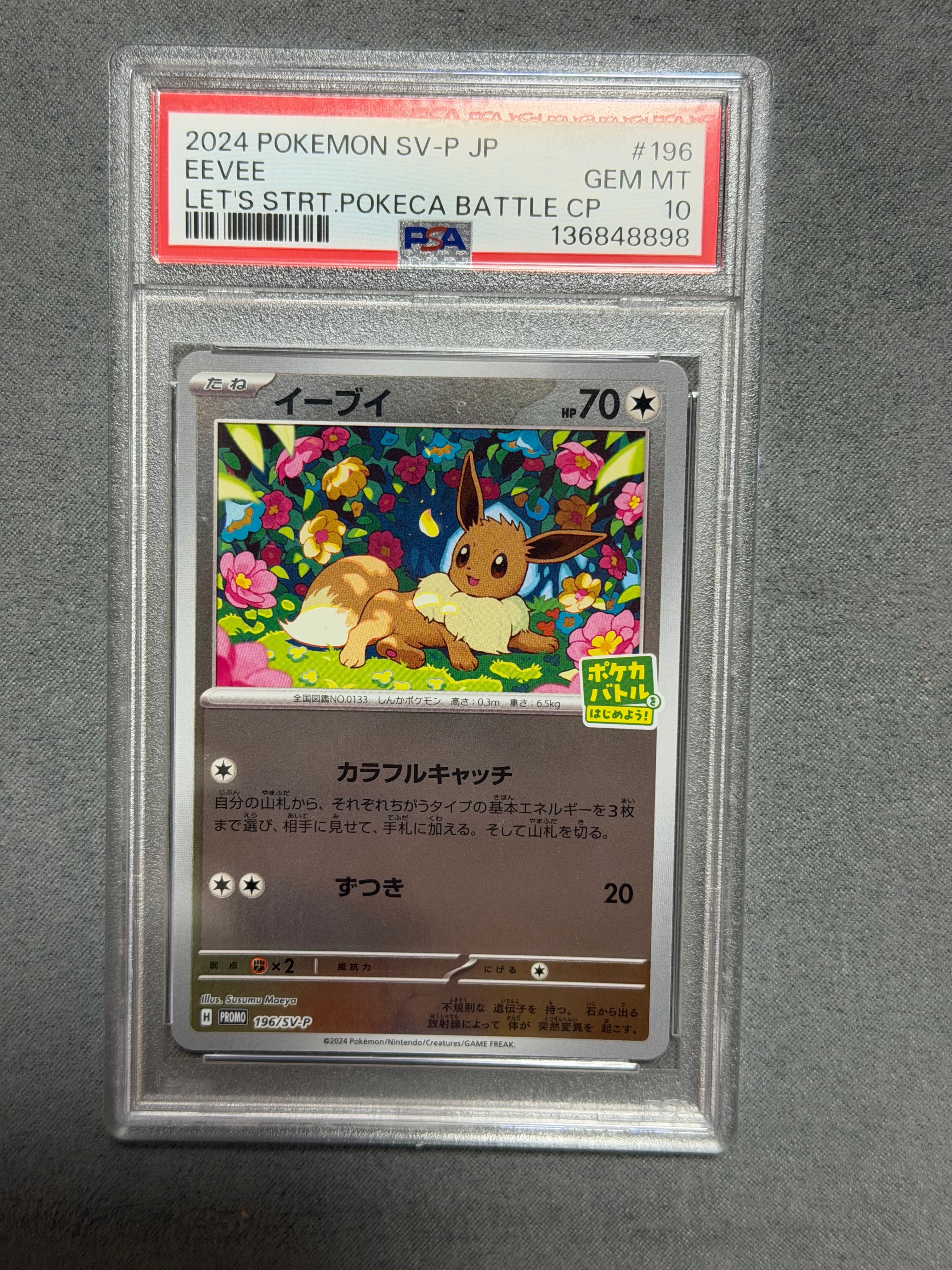 イーブイ P [SV-P-SM 196](プロモカードパック「ポケカバトルをはじめよう!キャンペーン」)
