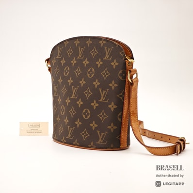 LOUIS VUITTON ルイ・ヴィトン ドルーオ モノグラム M51290 ショルダーバッグ Monogram Canvas Brown レディース