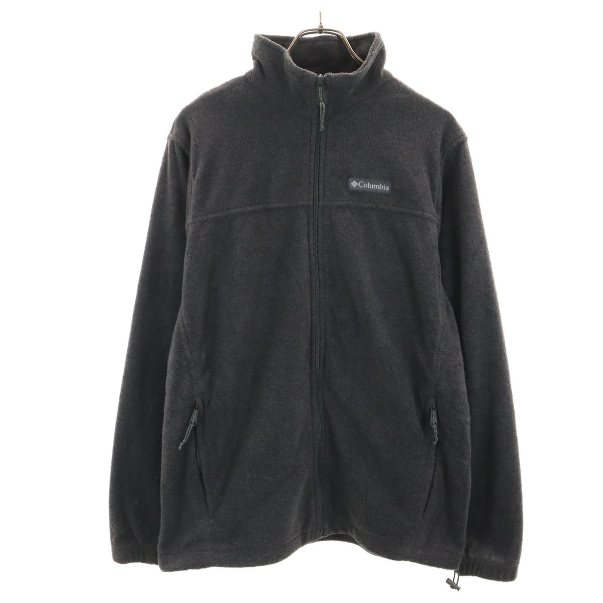 美品 Columbia コロンビア スティーンズ マウンテン フリースジャケット L チャコールグレー アウトドア ユニセックス