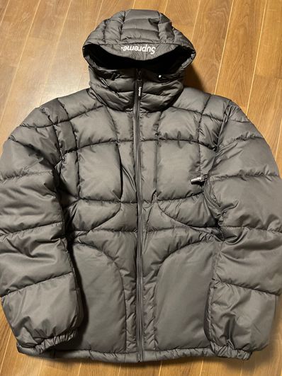 Supreme Warp Hooded Puffy Jacket "Black"