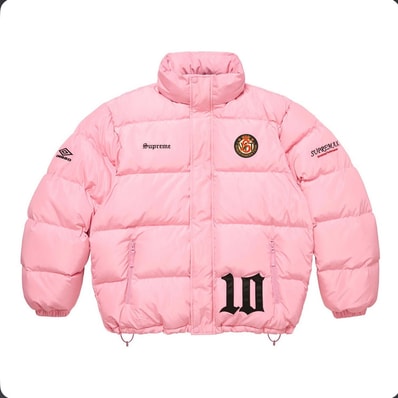 Supreme x Umbro Down Puffer Jacket "Pink"