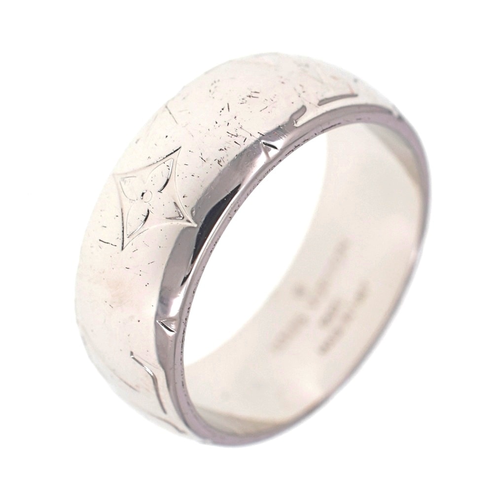 ルイ・ヴィトン LOUIS VUITTON M62485 リングネックレス サイズ59 JP19 メタル シルバー リングのみ メンズ S#140395