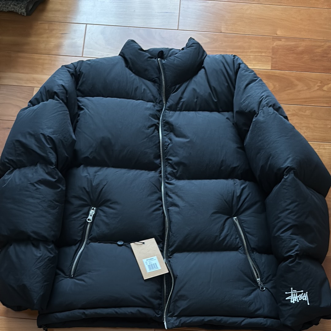 Stussy Down Puffer Nylon "Black"