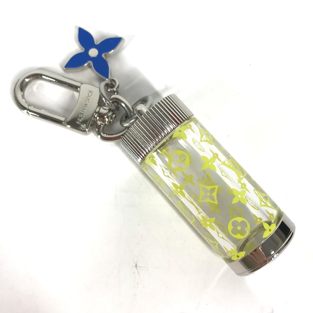 ルイヴィトン LOUIS VUITTON ビジュー サック・メッセージ イン ア ボトル M00343 モノグラム バッグチャーム キーホルダー メタル イエロー 美品