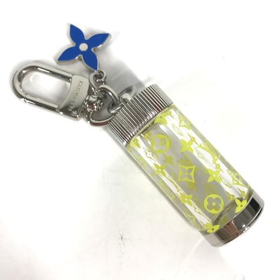 ルイヴィトン LOUIS VUITTON ビジュー サック・メッセージ イン ア ボトル M00343 モノグラム バッグチャーム キーホルダー メタル イエロー 美品