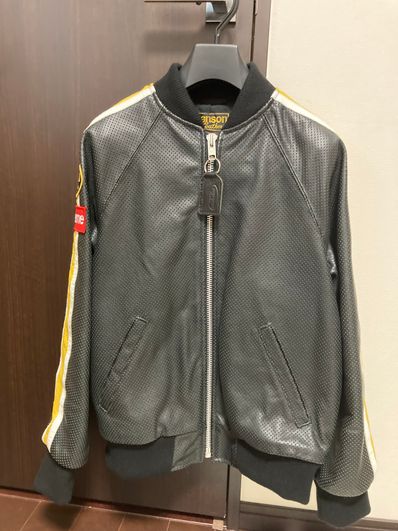 Supreme / Vanson Leathers® Perforated Bomber Jacket "Black"
