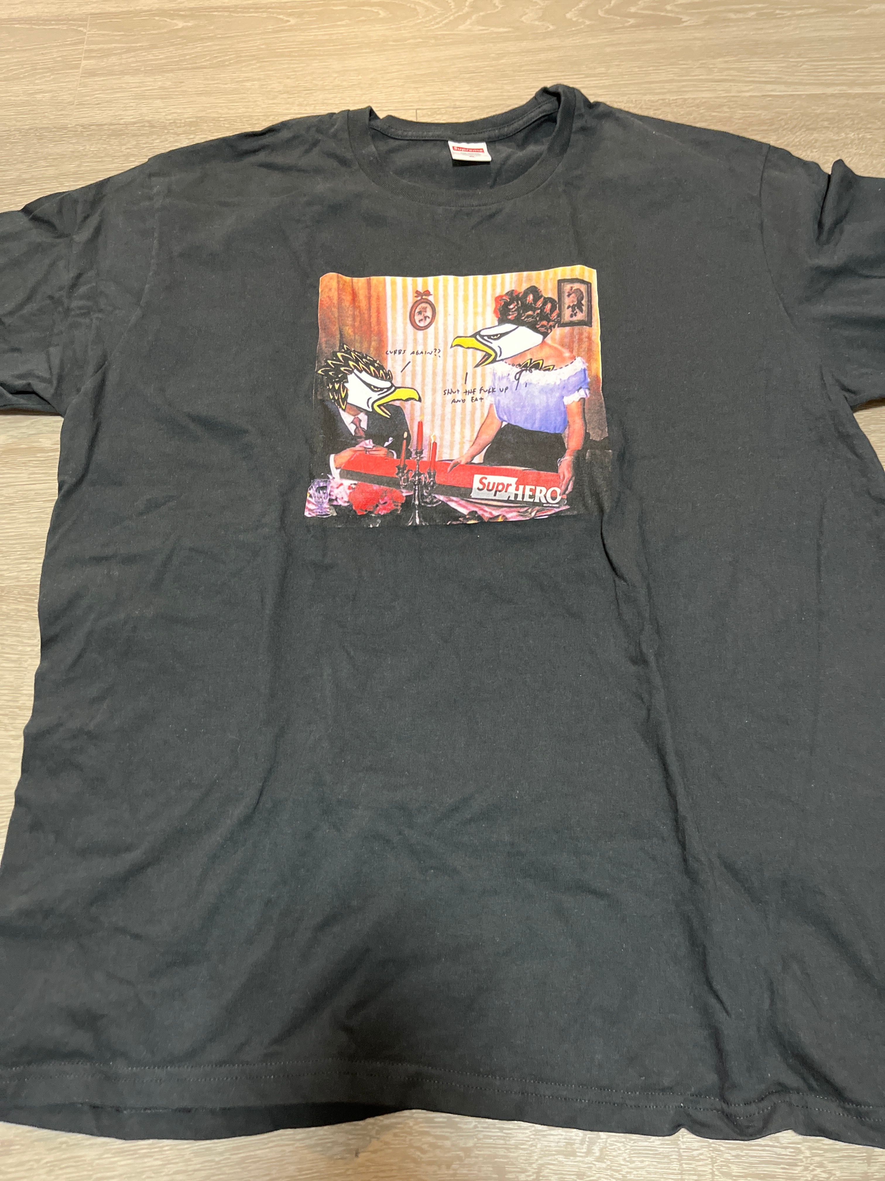 Supreme / ANTIHERO Curbs Tee "Black"