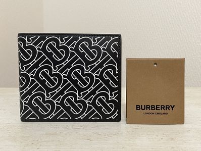 ★新品未使用★ BURBERRY TBモノグラム 二つ折り財布
