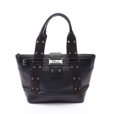 ディオール Dior ストリートシック トートバッグ トートバッグ バッグ レザー キャンバス レディース ブラック系 【中古】