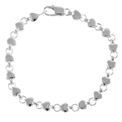 TIFFANY&Co. ティファニー パフ ハート ブレスレット スターリングシルバー シルバー【中古】