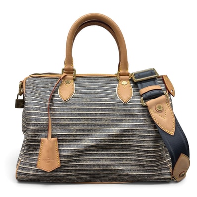 LOUIS VUITTON 極希少 美品 ルイヴィトン スピーディ バンドリエール30 モノグラムエデン アルジャン 2way ミニボストン ショルダーバッグ M40358 PVC レザー TR1130 2010SS Y2K LV ABランク 中古 鑑定済