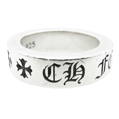 CHROME HEARTS クロムハーツ(原本無) リング 6mm SPACER FOREVER 6mm スペーサー フォーエバー シルバー リング シルバー系 13.5号【中古】