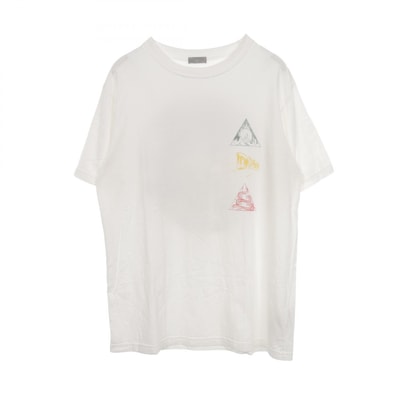 ディオール Dior アステロディオール 半袖Tシャツ 衣料品 トップス コットン メンズ ホワイト系 【中古】