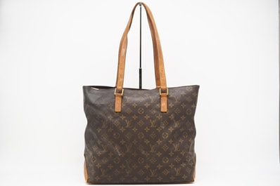 LOUIS VUITTON ルイ・ヴィトン モノグラム カバ メゾ M51151 ハンドバッグ ブラウン コーティングキャンバス レディース
