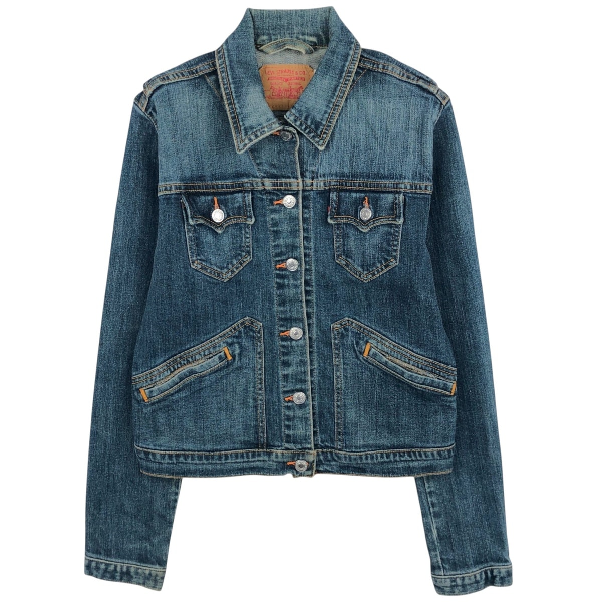古着 リーバイス Levi's デニムジャケット Gジャン レディースL相当/eaa625757