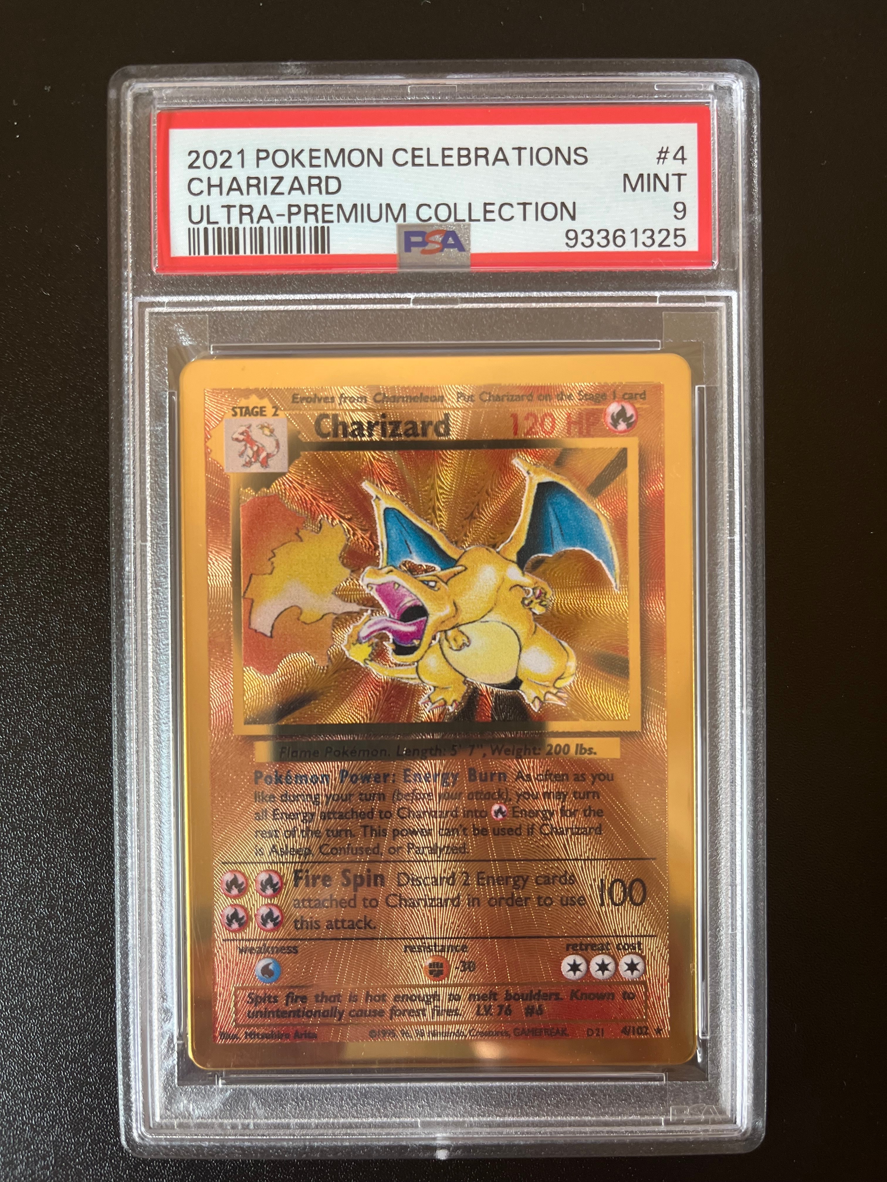メタルリザードン　ポケモンカード Charizard HP ホロカード リザードン ex クラウン レア ゴールド ホログラフィック ポケモン TCG