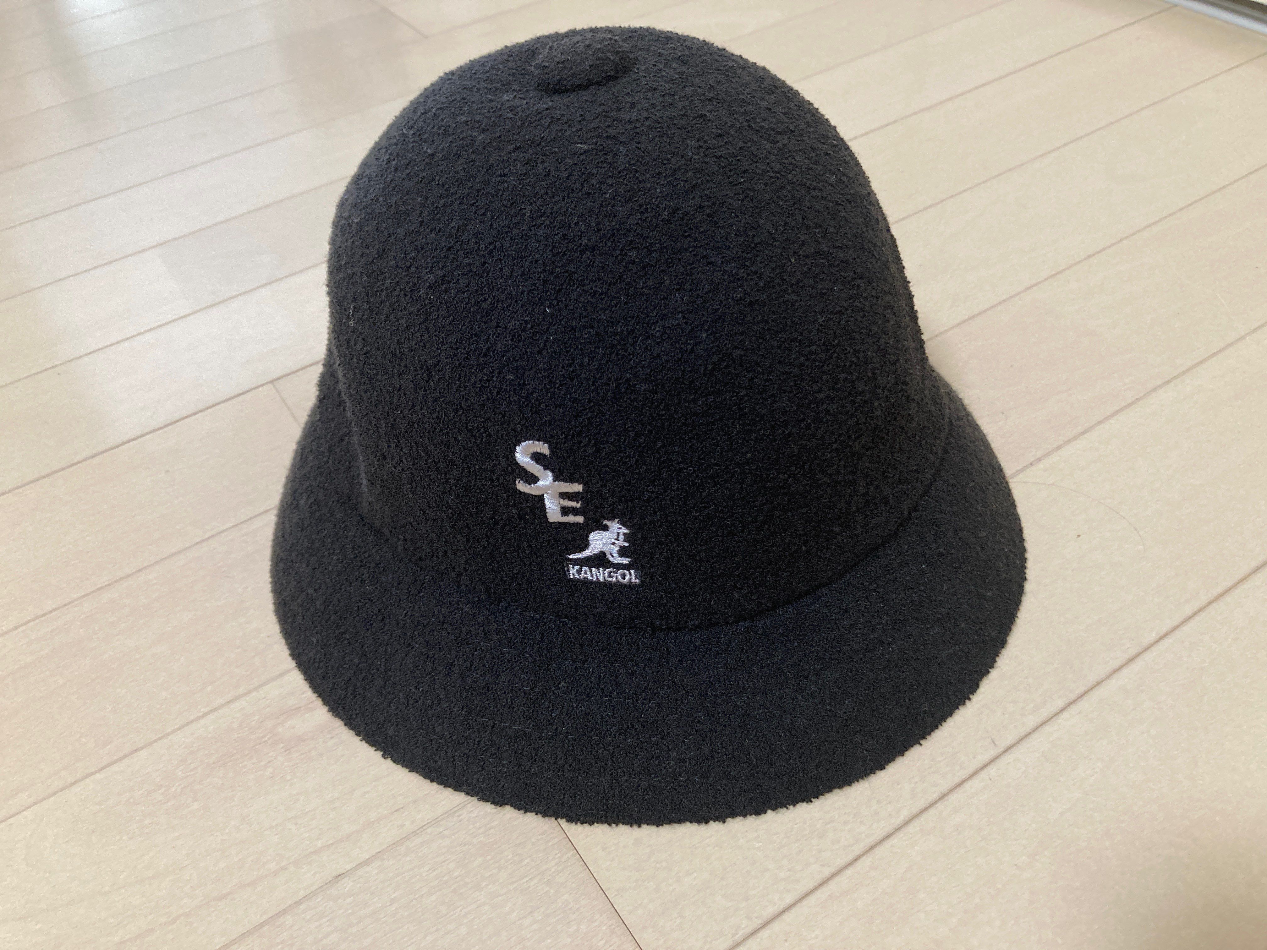 WIND AND SEA X KANGOL BERMUDA CASUAL"Black"