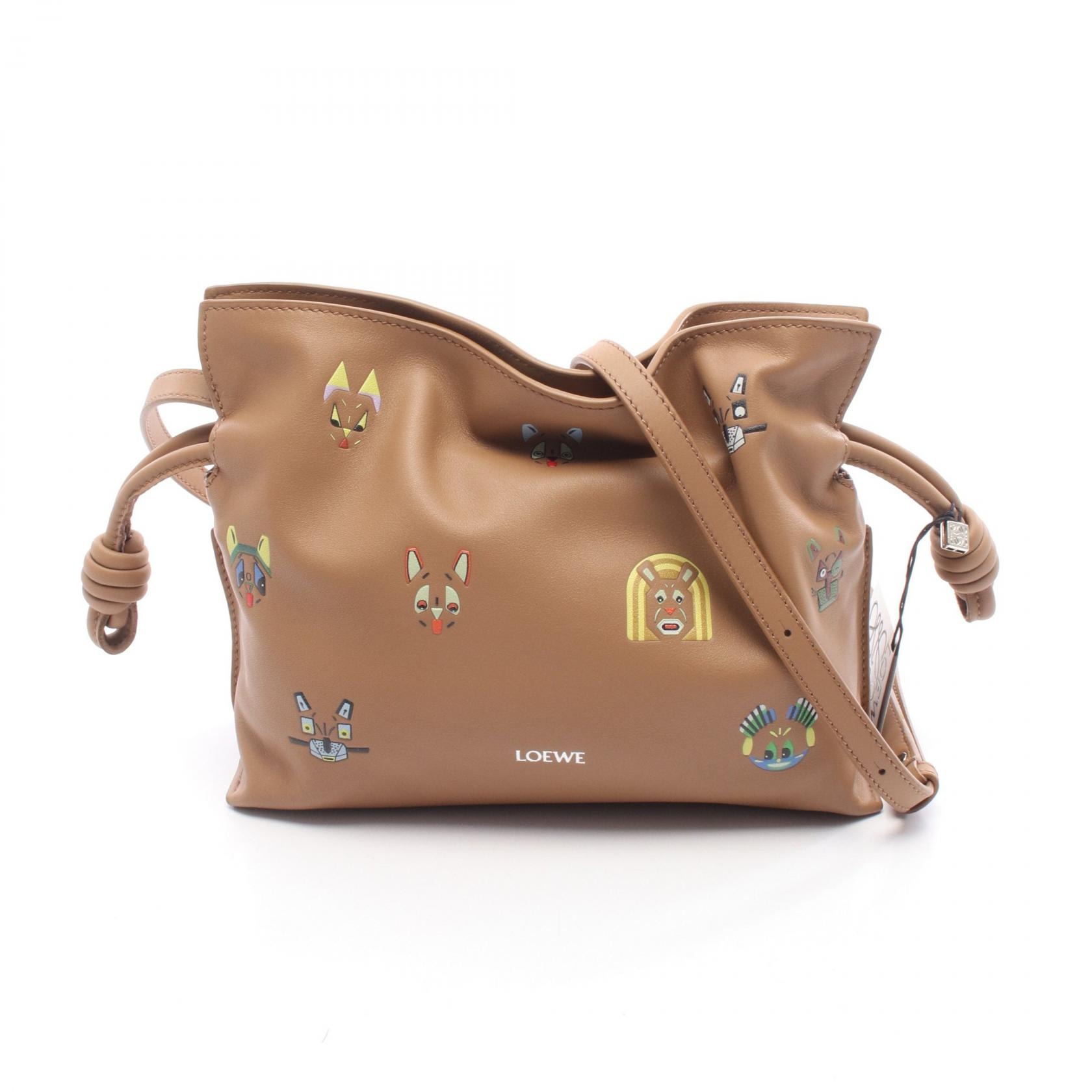 ロエベ LOEWE フューチャリスト キャット フラメンコ ミニ ショルダーバッグ バッグ レザー レディース ブラウン系 / マルチカラー A411FC2XAC 【新品】