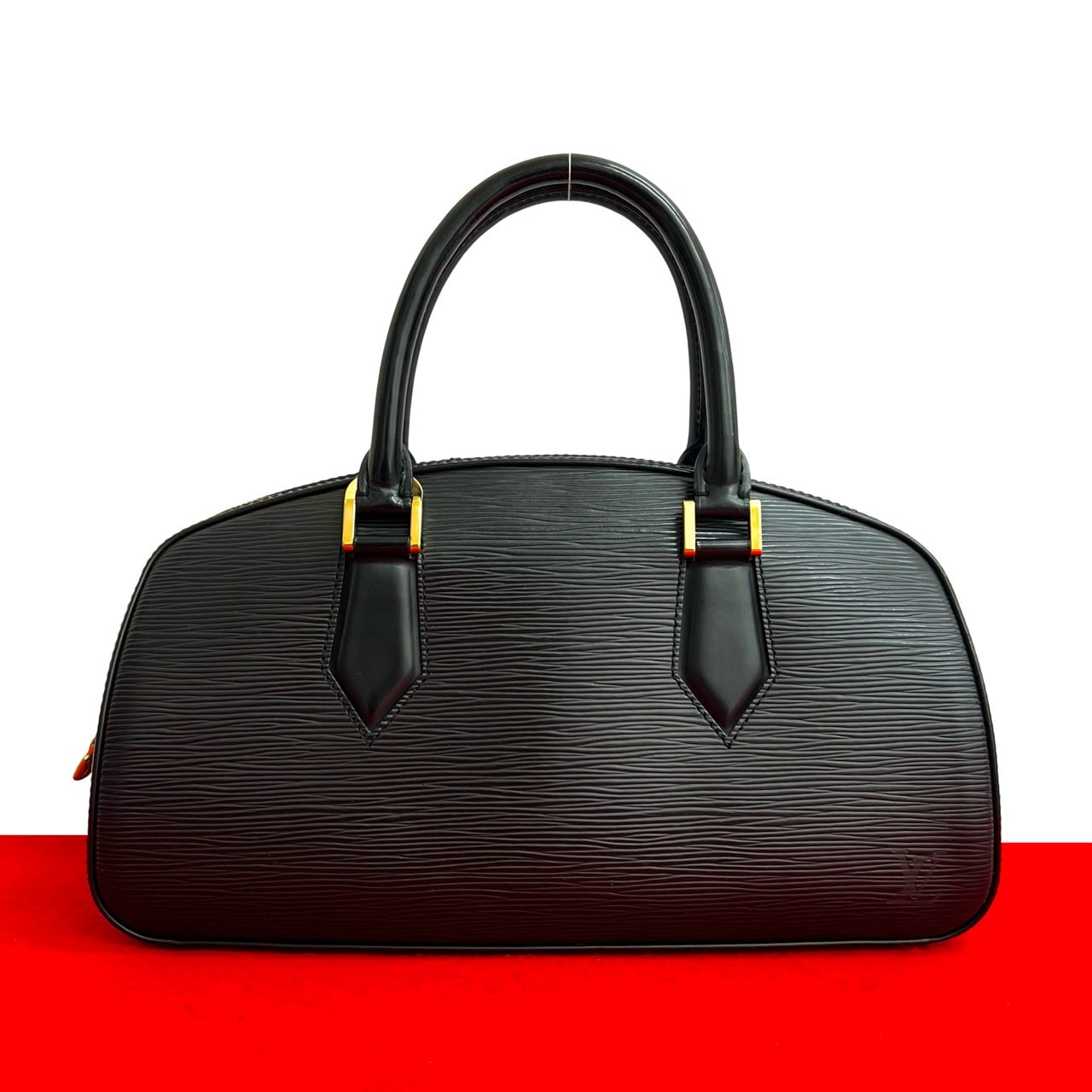 LOUIS VUITTON ルイヴィトン ジャスミン エピ エピレザー ハンドバッグ ブラック
 77600