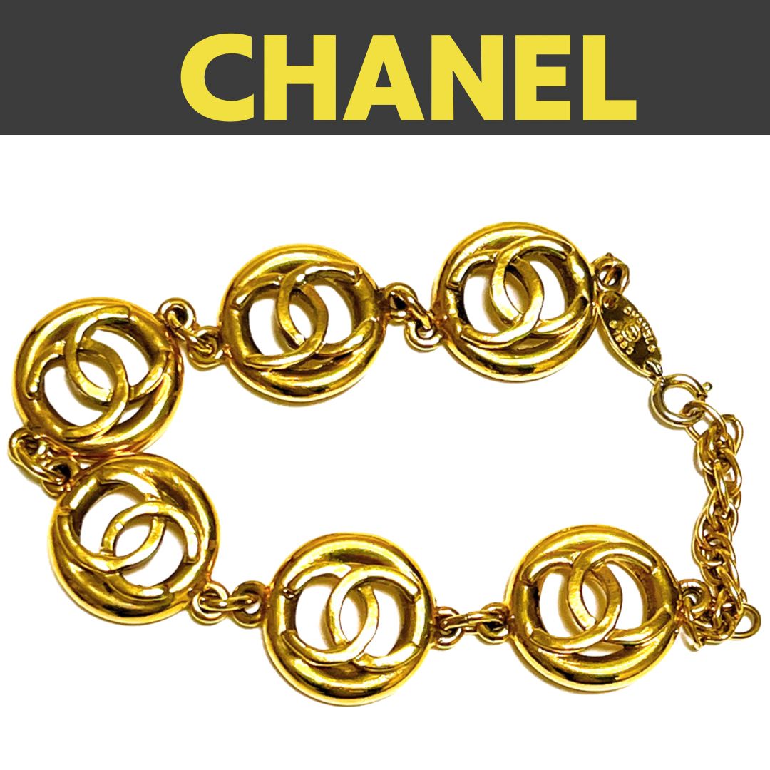CHANEL シャネル ココマーク 1983 ブレスレット　レディース