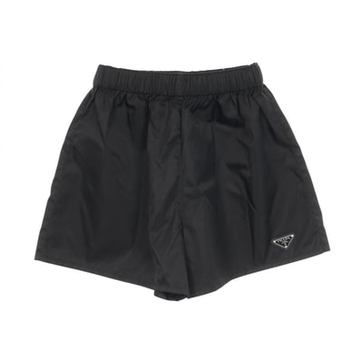 プラダ PRADA Re-Nylon ショート パンツ 衣料品 ボトムス ナイロン レディース ブラック系 22C757 【中古】