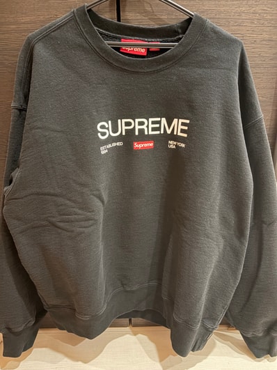 Supreme Established Crewneck "Black"