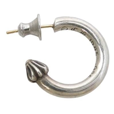 Chrome Hearts Hoop Plain Earrings "Silver"