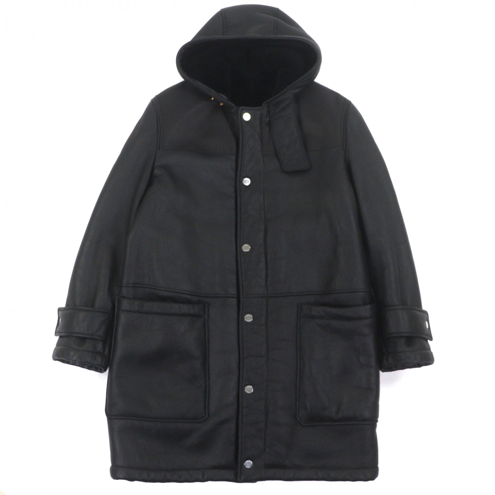 極美品 ダンヒル ムートンコート ブラック メンズ XS